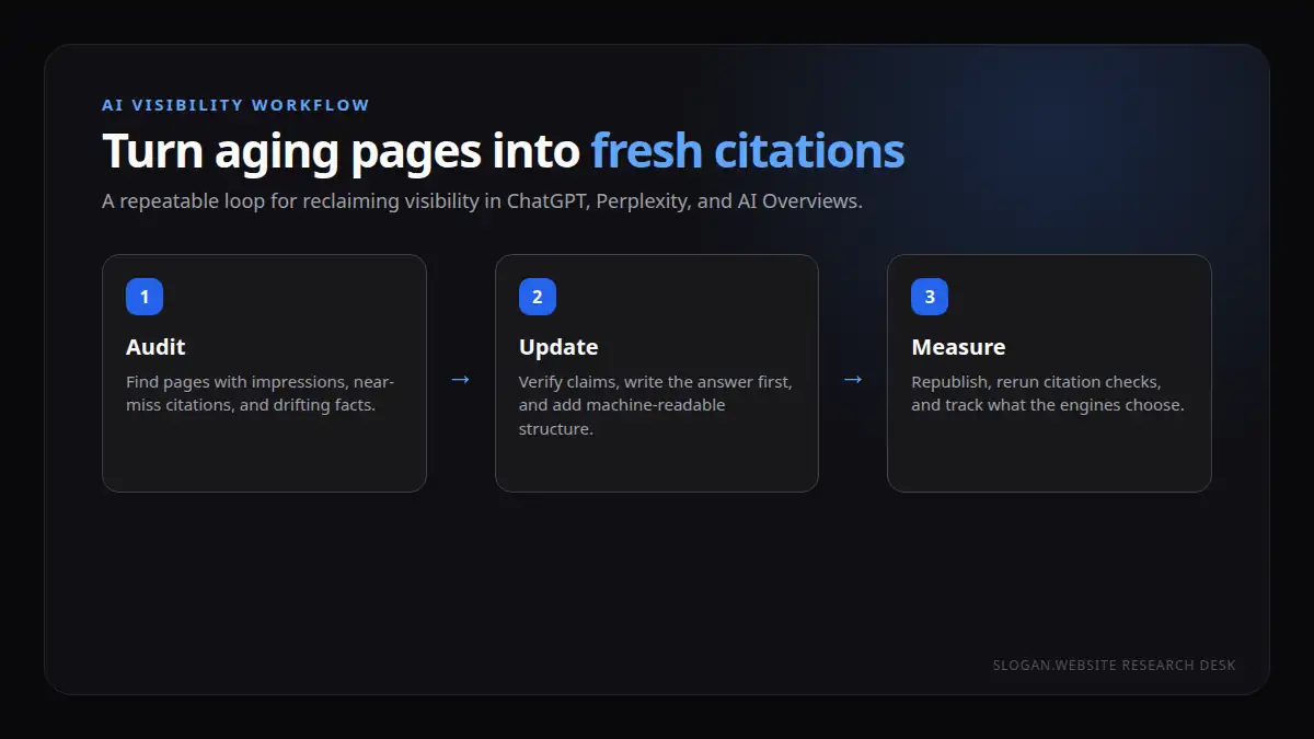 Content Refresh for AI Visibility: A Small Business Workflow