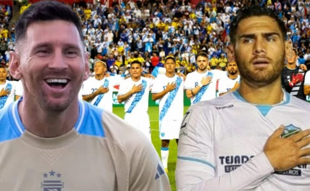 Messi y como la foto con el capitán de la selección de Guatemala causó polémica