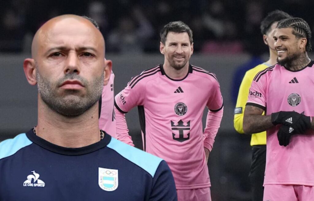 Javier Mascherano llega al Inter Miami Dirigirá a Lionel Messi