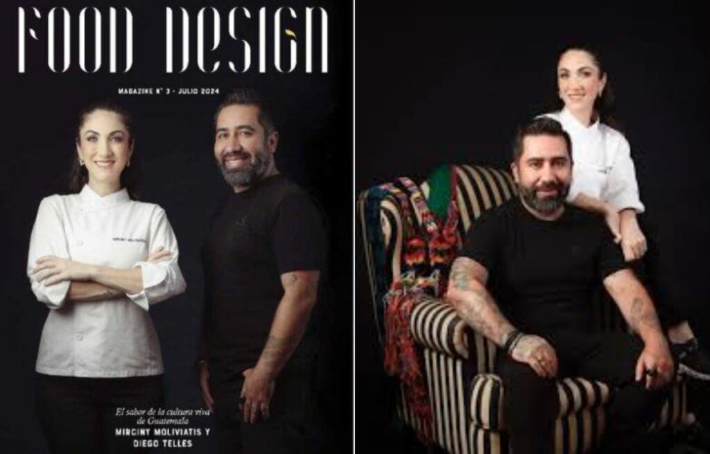 Mirciny Moliviatis y Diego Telles brillan en portada de Food Design