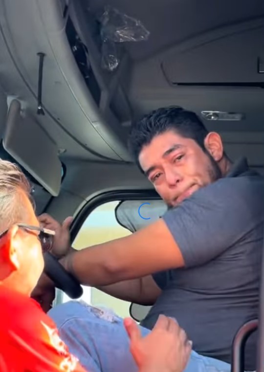 El tráilero se mostró muy preocupado