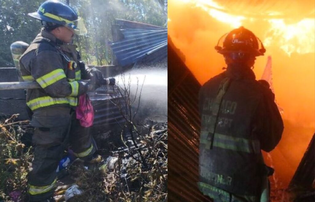 La causa del Fuerte incendio que consume zona 21 de Guatemala