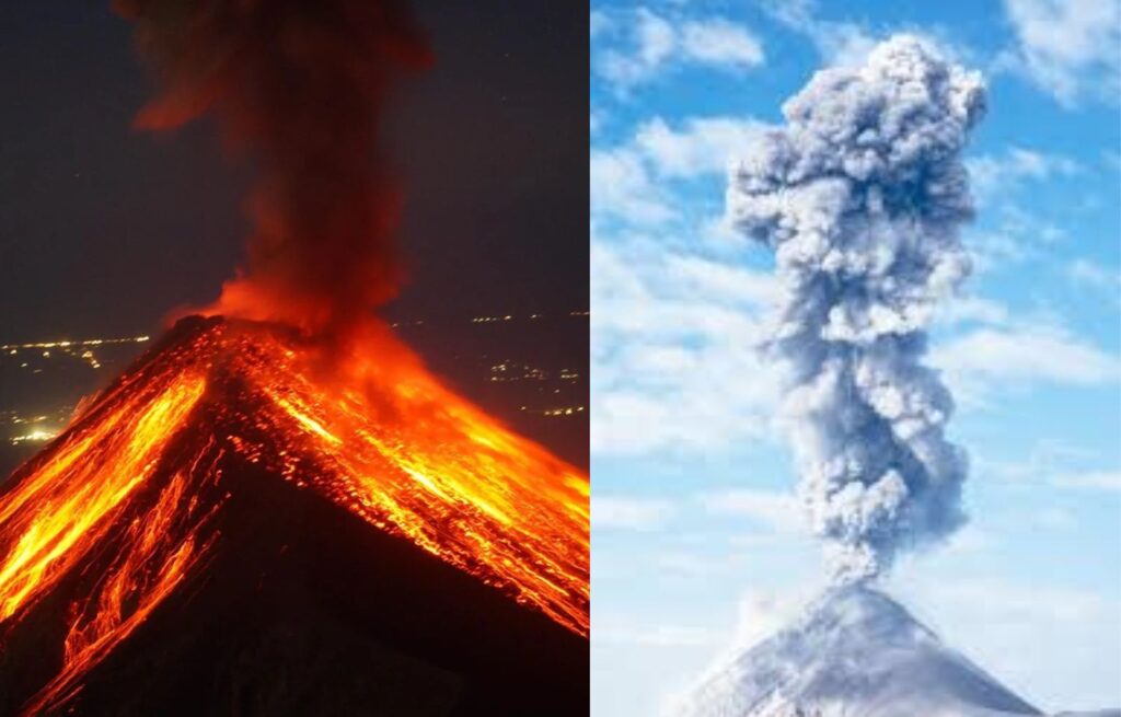 Explosiones y Caída de Ceniza esta es la alerta Actividad del Volcán de Fuego en Guatemala