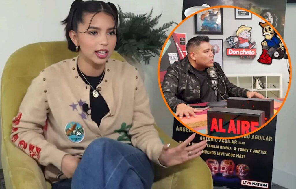 Polémica en entrevista Ángela Aguilar esquiva pregunta sobre Cazzu