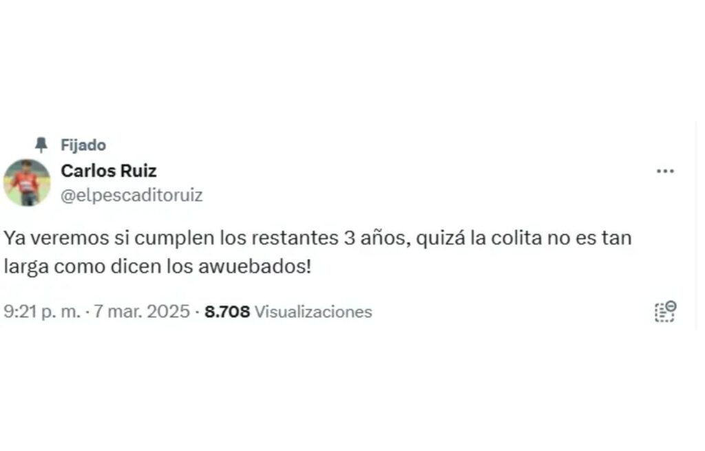 Carlos Ruiz responde con contundencia a Gerardo Paiz y lanza una advertencia