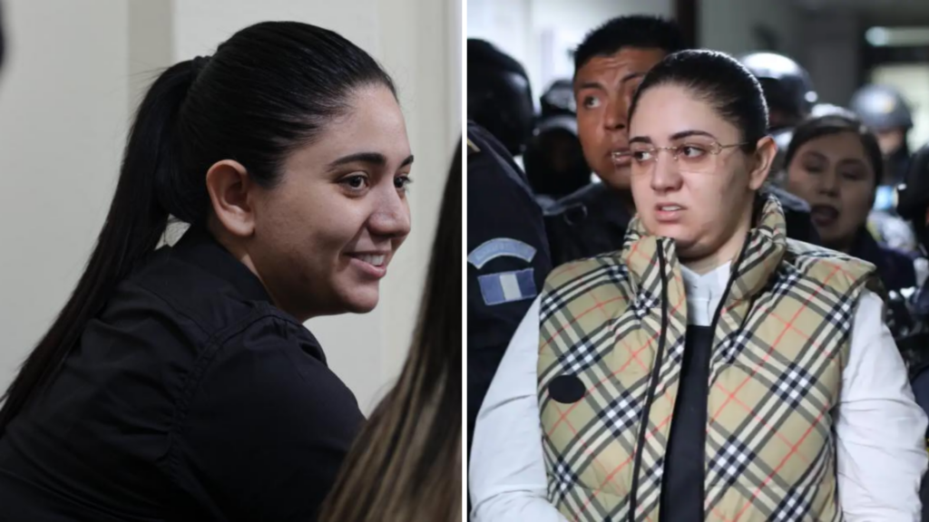 María Fernanda Bonilla durante una audiencia judicial en el caso Melisa Palacios.